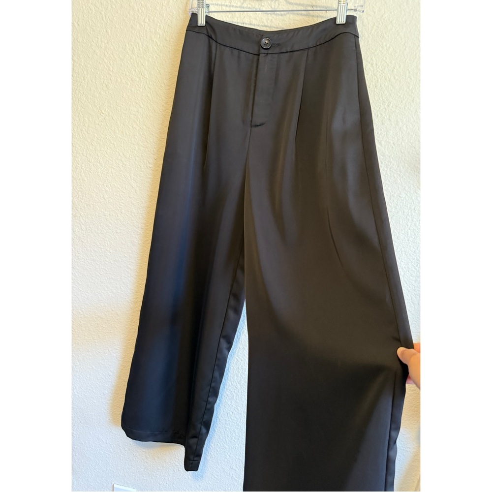 OSMOSE ~Black Wide-Leg Pants~Size M - Picture 2 of 14